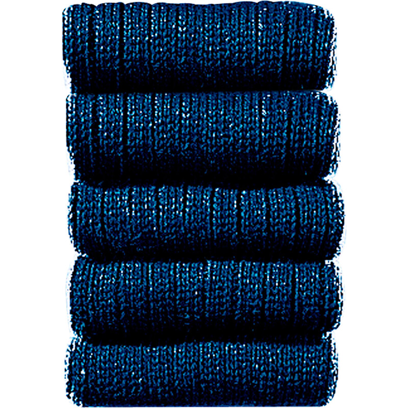 COTTON REPUBLIC Kurze Business Socken (5er-Pack) in blau für Herren von bonprix