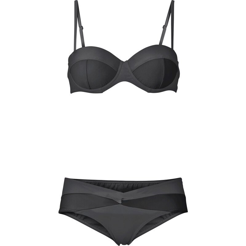 RAINBOW Bügel Bikini (2-tlg. Set), Cup B in schwarz für Damen von bonprix