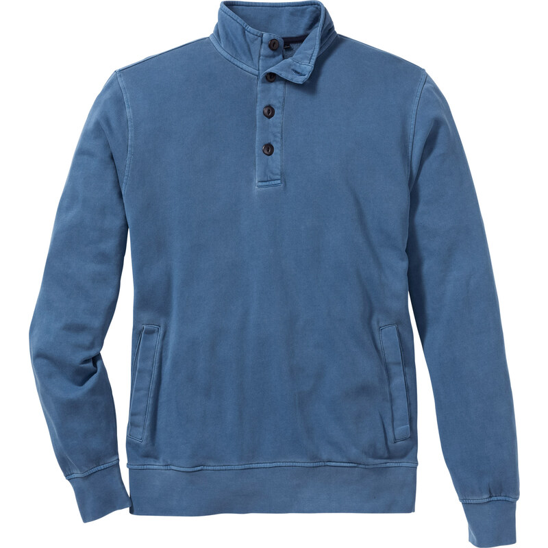 bpc bonprix collection Troyersweatshirt Regular Fit langarm in blau für Herren von bonprix