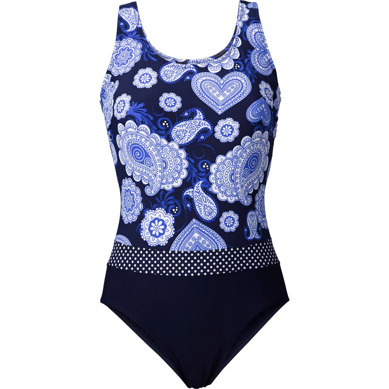 bpc bonprix collection Formbadeanzug in blau für Damen von bonprix