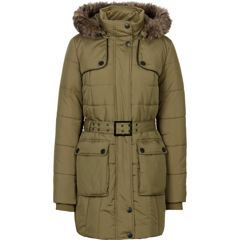 bpc bonprix collection Winter-Jacke langarm in grün für Damen von bonprix