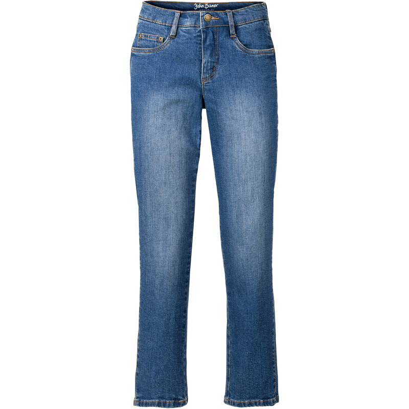 John Baner JEANSWEAR 7/8-Schlankmacher-Stretch-Jeans in blau für Damen von bonprix
