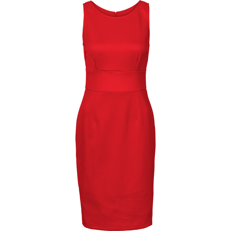 BODYFLIRT Scuba-Kleid in rot von bonprix