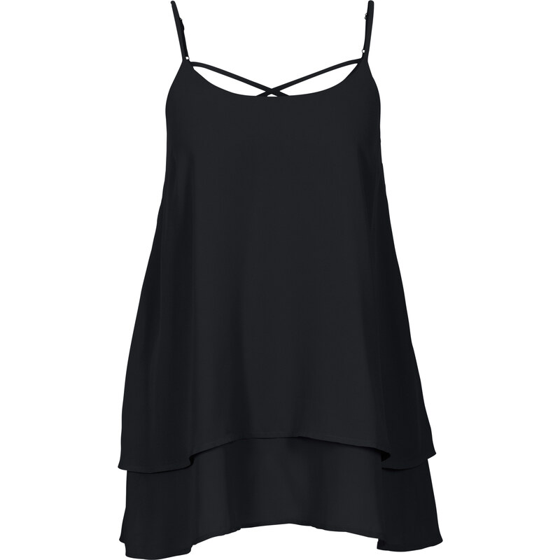 BODYFLIRT boutique Top in schwarz für Damen von bonprix