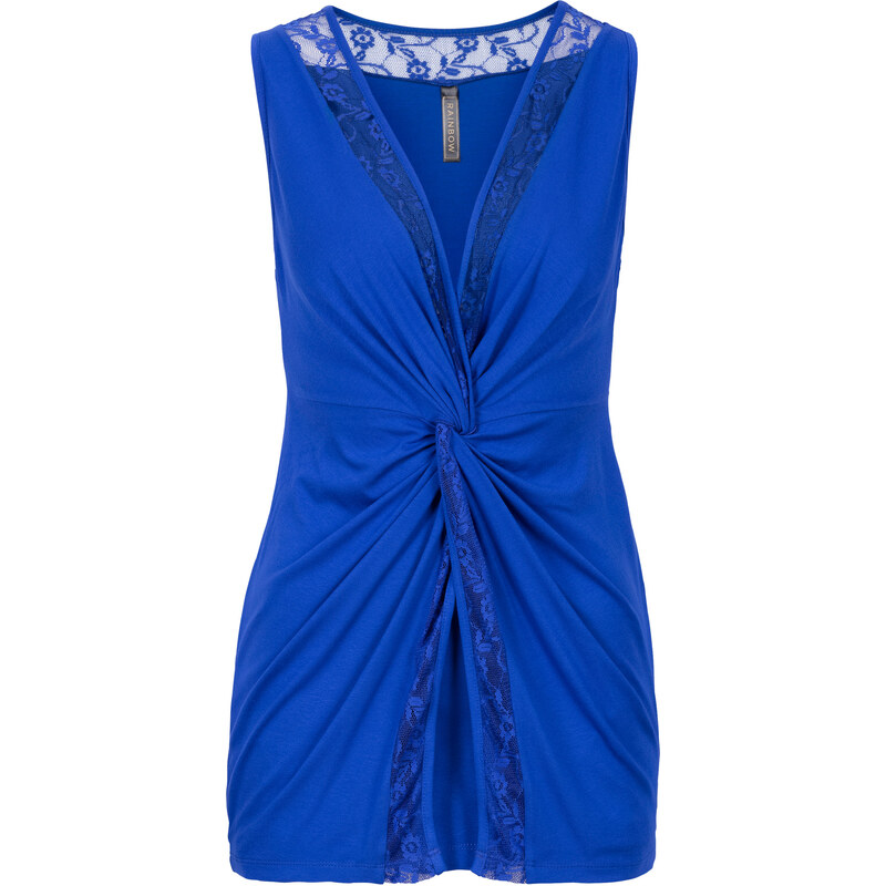BODYFLIRT boutique Shirt ohne Ärmel in blau für Damen von bonprix