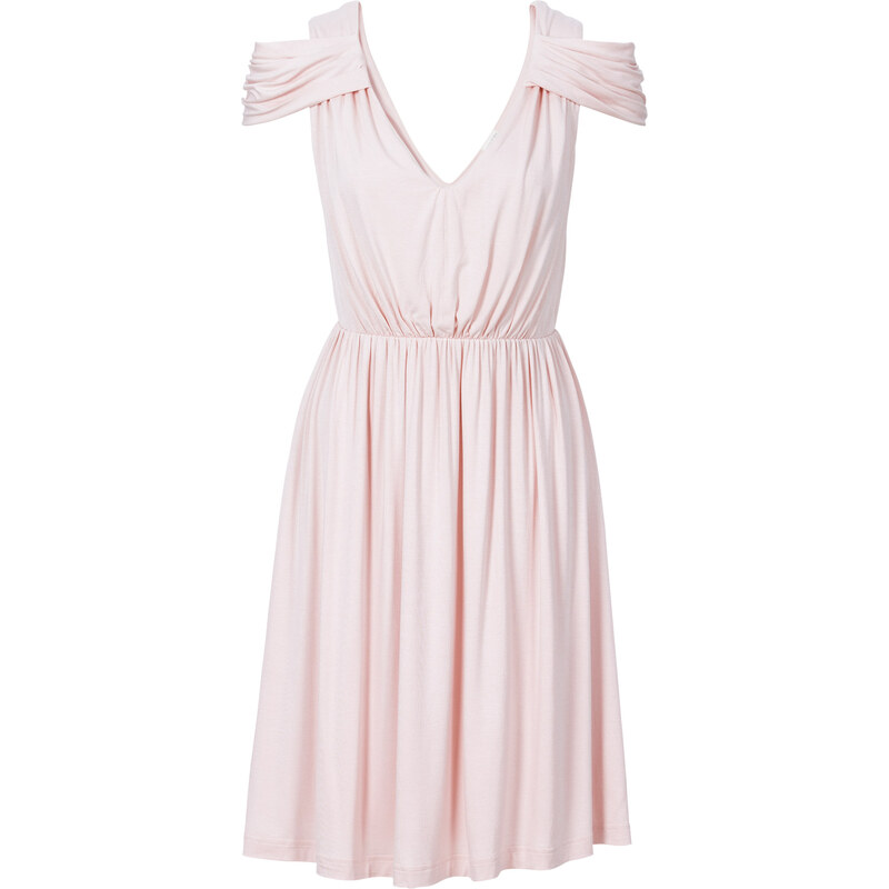 BODYFLIRT Jersey Kleid in rosa von bonprix