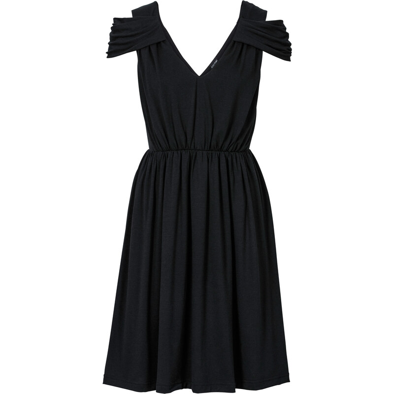 BODYFLIRT Jersey Kleid in schwarz von bonprix