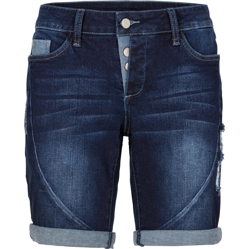RAINBOW Jeans Shorts in blau für Damen von bonprix