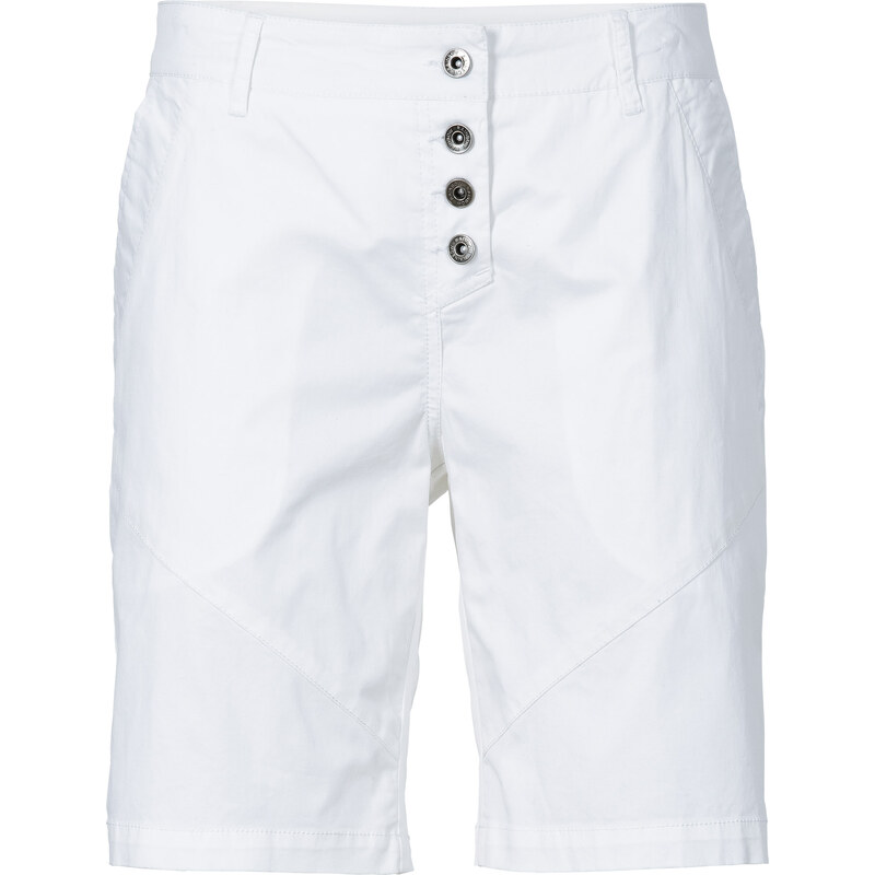 RAINBOW Chino-Shorts in weiß für Damen von bonprix