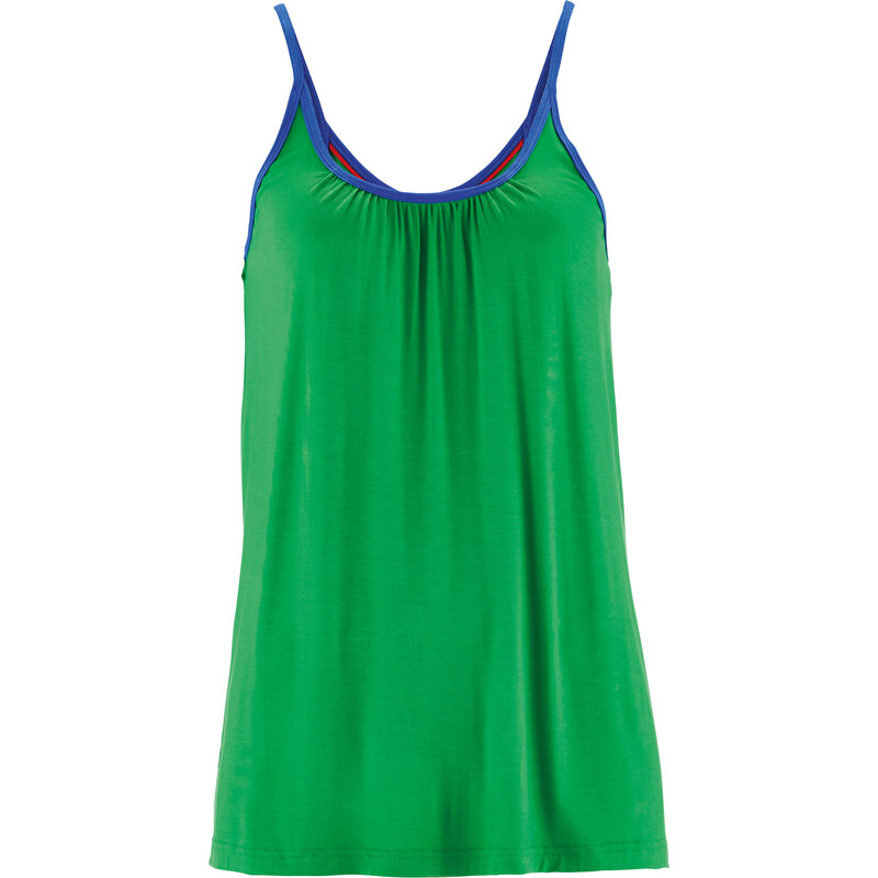 bpc bonprix collection Stretch-Top ohne Ärmel in grün für Damen von bonprix