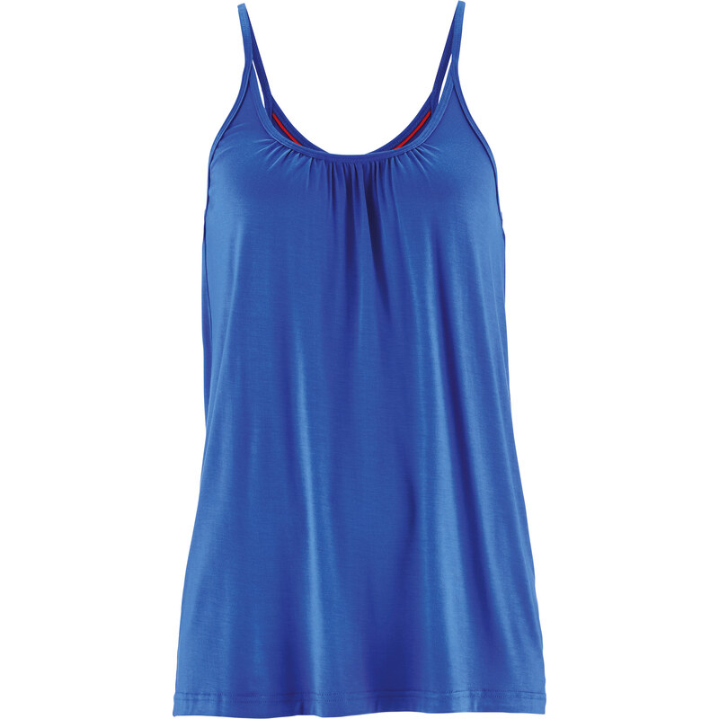 bpc bonprix collection Stretch-Top ohne Ärmel in blau für Damen von bonprix