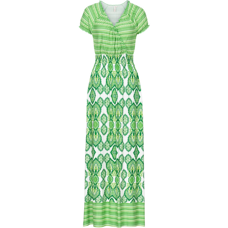 BODYFLIRT boutique Maxikleid/Sommerkleid in grün von bonprix