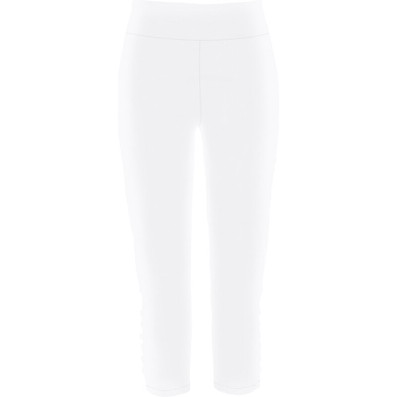 bpc selection premium Premium Stretchhose in 3/4-Länge in weiß für Damen von bonprix