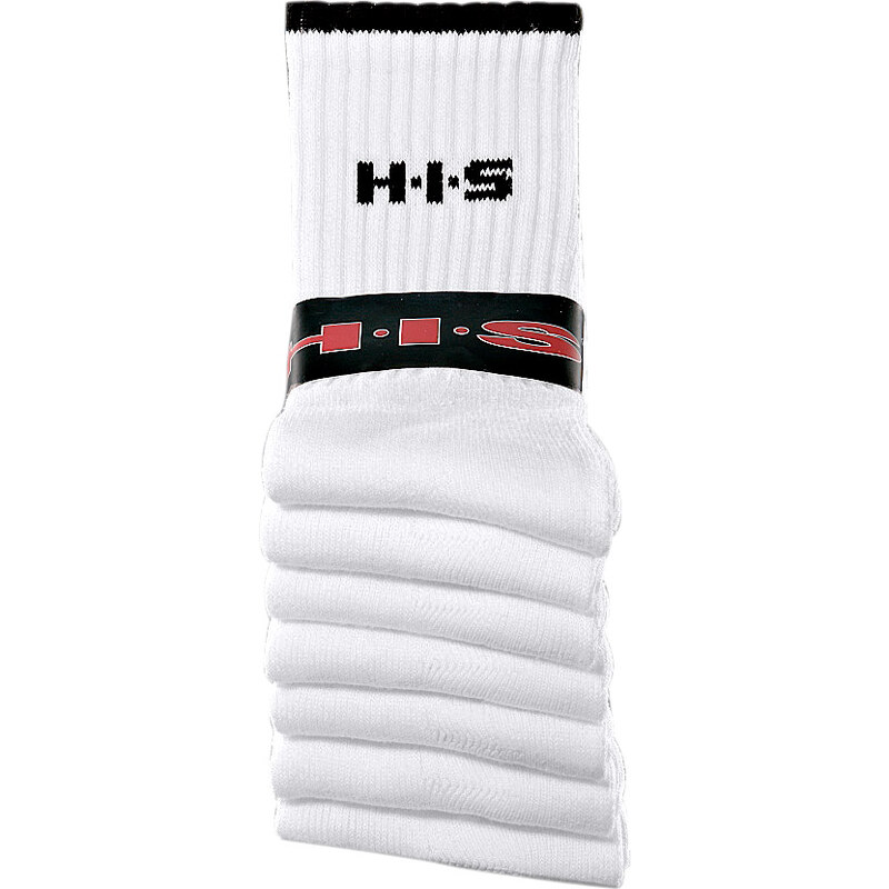 H.I.S. Sportsocken (6er-Pack) in weiß von bonprix