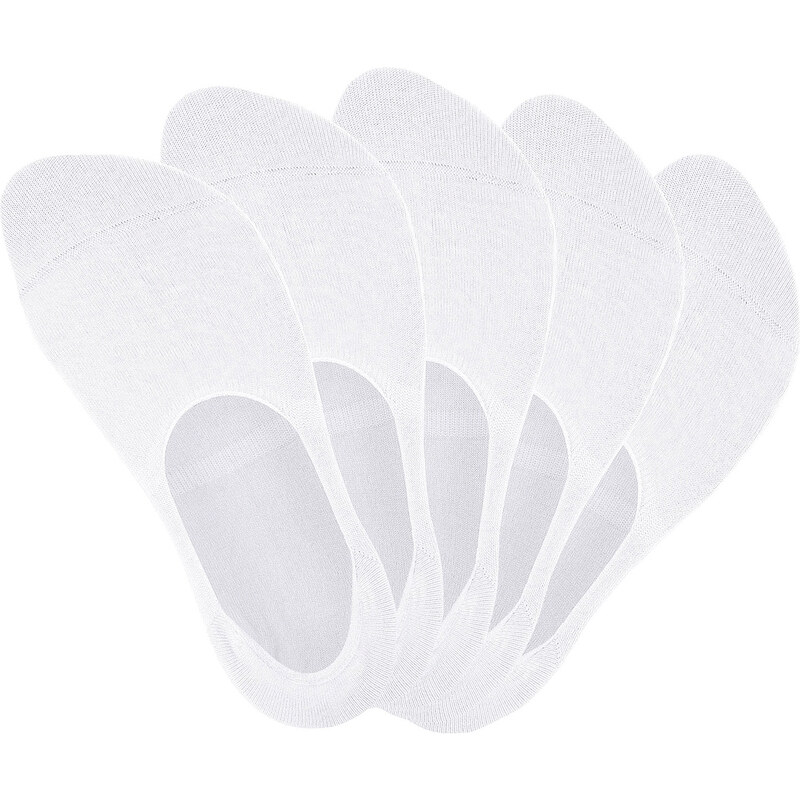 Bench Damenfüßlinge (5er- Pack) in weiß für Damen von bonprix