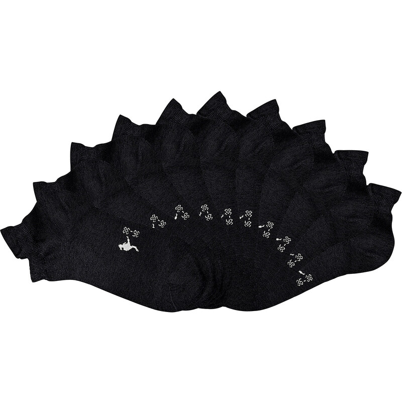 KangaROOS Sneakersocken (10er- Pack) in schwarz für Damen von bonprix