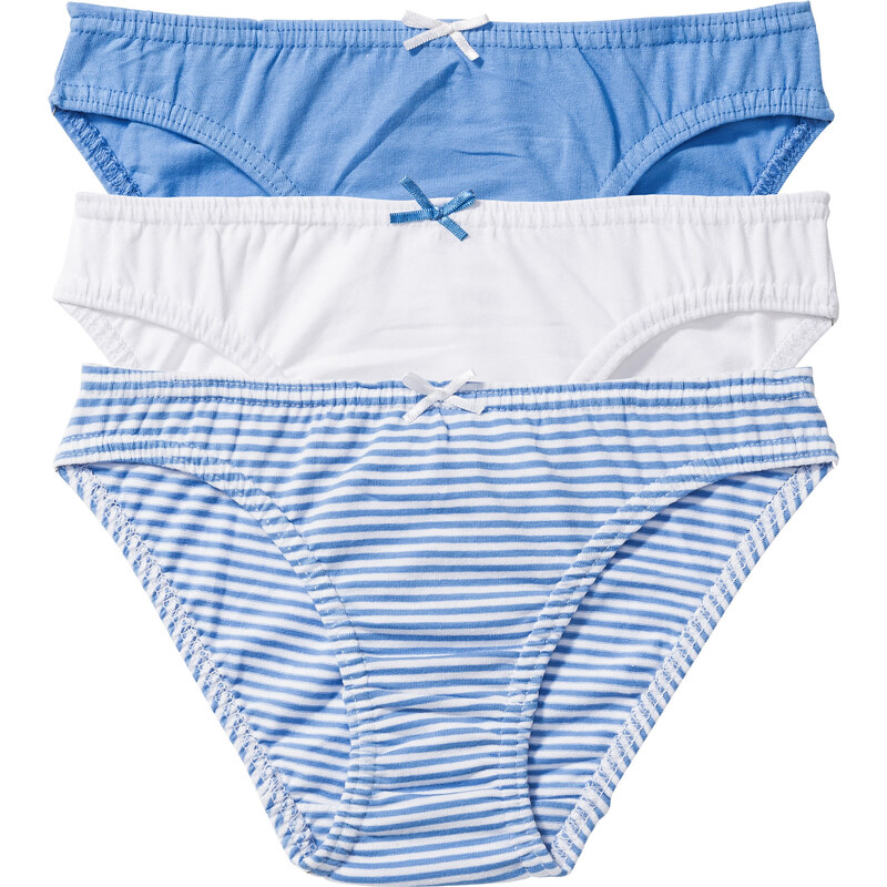 bpc bonprix collection Slip (3er-Pack) in blau für Mädchen von bonprix