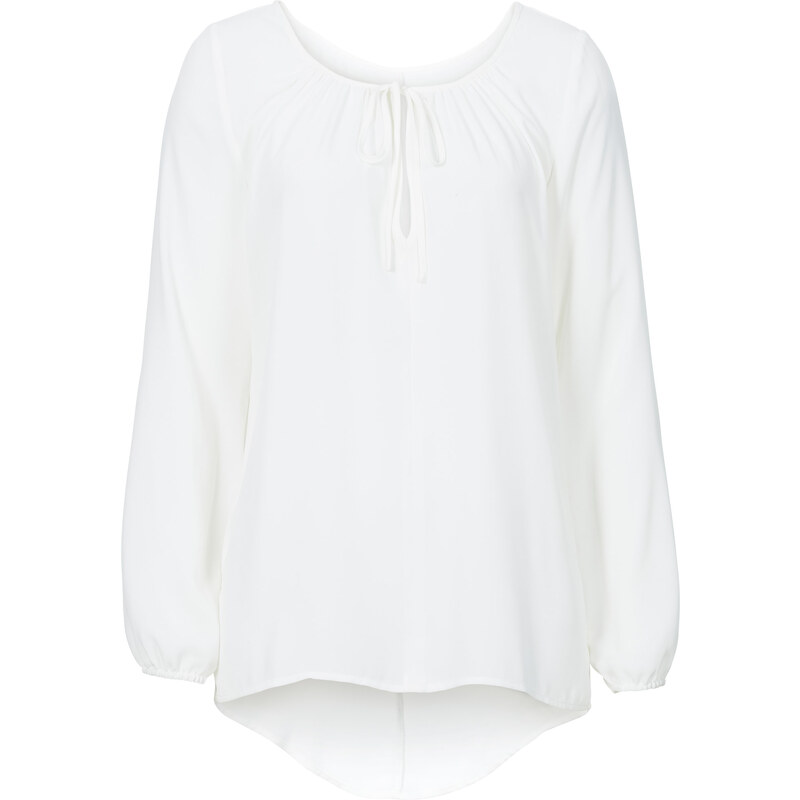 BODYFLIRT Tunika-Bluse in weiß von bonprix