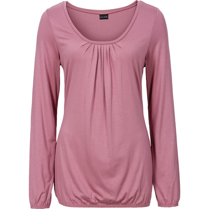 BODYFLIRT Langarm-Shirt in rosa für Damen von bonprix