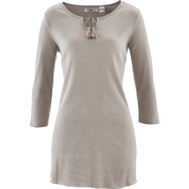bpc bonprix collection Shirt-Tunika mit 3/4-Ärmeln 3/4 Arm in grau für Damen von bonprix