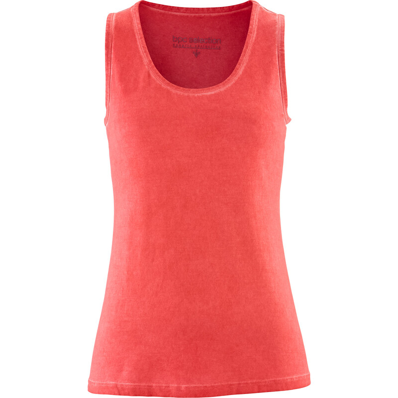 bpc selection premium Premium Shirt-Top ohne Ärmel in rot für Damen von bonprix