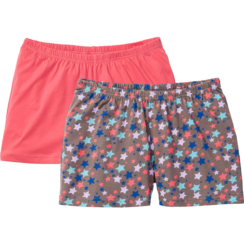 bpc bonprix collection Shorts (2er-Pack) Bio-Baumwolle in pink für Damen von bonprix