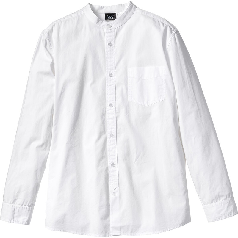 bpc bonprix collection Langarmhemd Regular Fit in weiß von bonprix