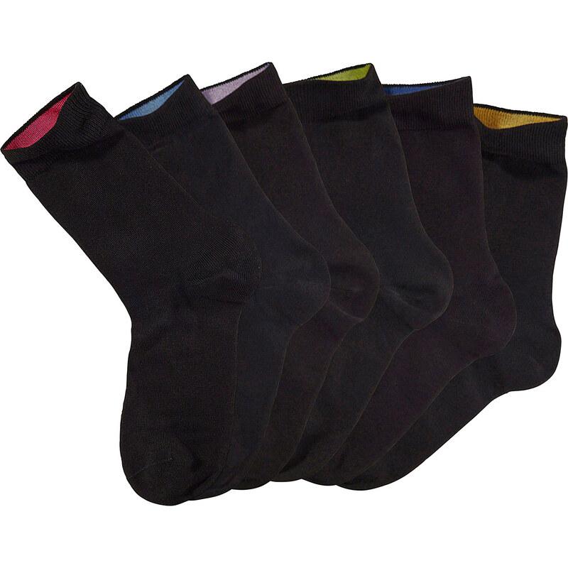 Bench Socken (6er-Pack) in der Geschenkbox in schwarz von bonprix