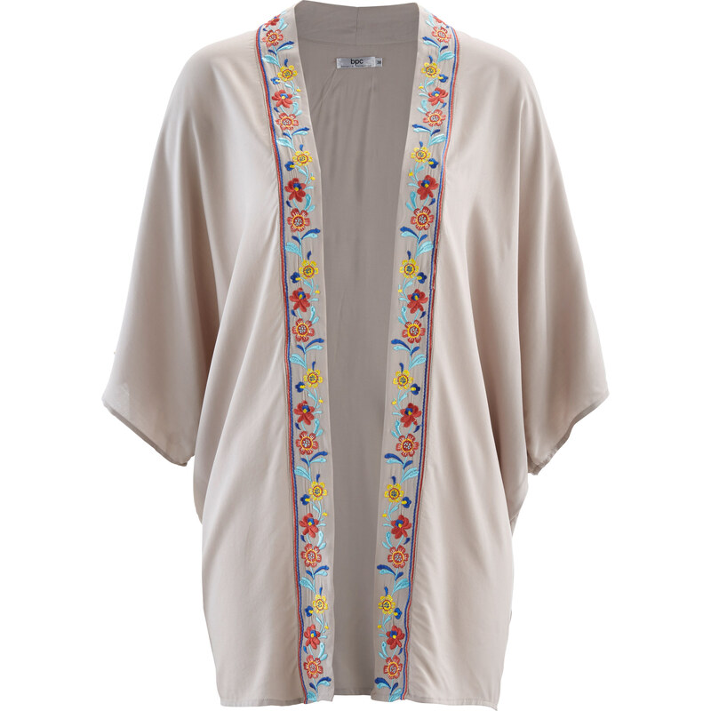 bpc bonprix collection Kimono, 3/4 Arm in grau von bonprix