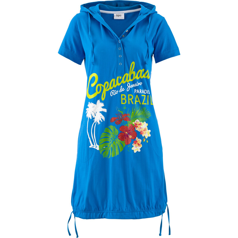 bpc bonprix collection Beach-Kleid/Sommerkleid halber Arm in blau von bonprix