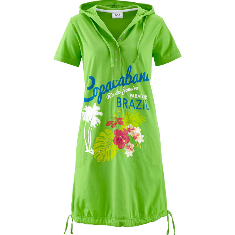 bpc bonprix collection Beach-Kleid/Sommerkleid halber Arm in grün von bonprix