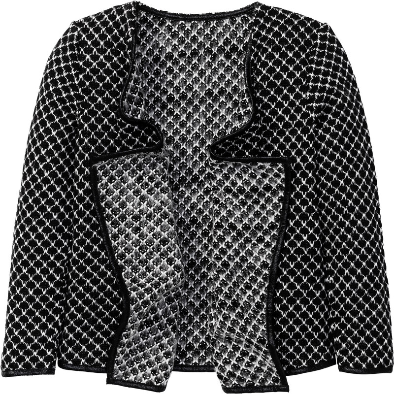 bpc bonprix collection Drapierter Cardigan langarm in schwarz für Mädchen von bonprix