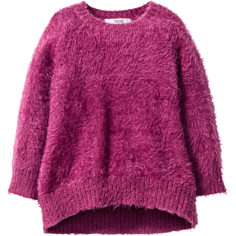 bpc bonprix collection Flauschiger Pullover langarm in lila für Mädchen von bonprix