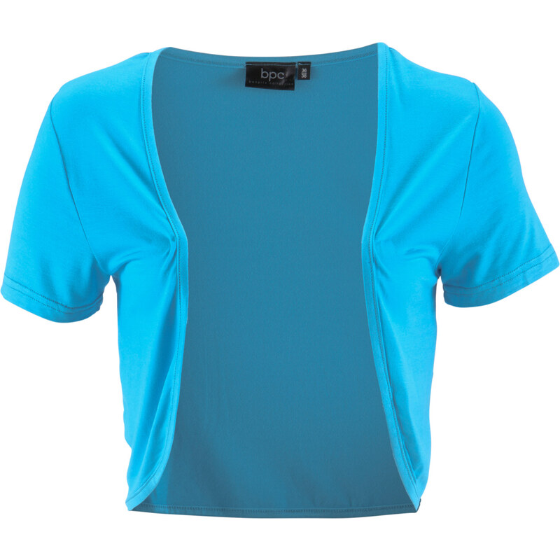 bpc bonprix collection Shirt-Bolero kurzer Arm in blau für Damen von bonprix