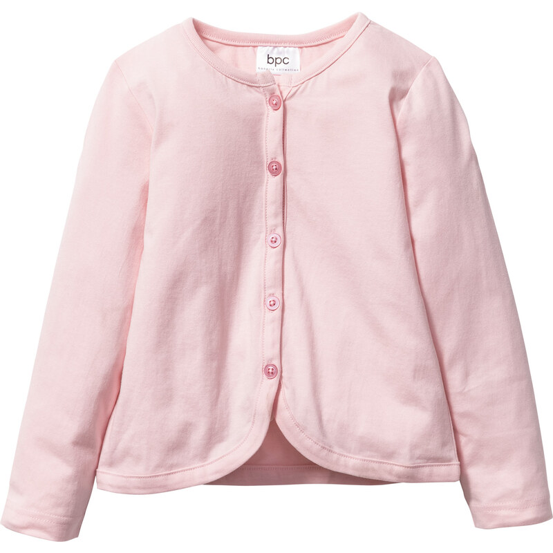 bpc bonprix collection Shirtjacke langarm in rosa (Rundhals) für Mädchen von bonprix