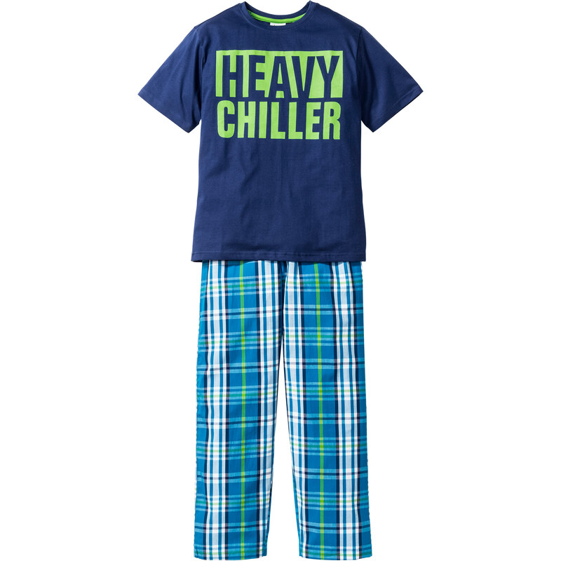 bpc bonprix collection Pyjama in blau für Jungen von bonprix