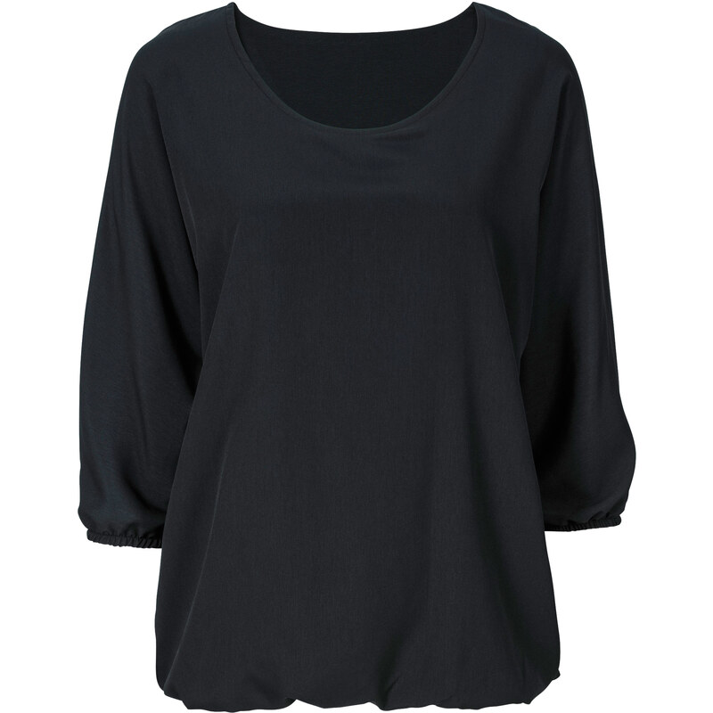 BODYFLIRT Shirtbluse 3/4 Arm in schwarz für Damen von bonprix
