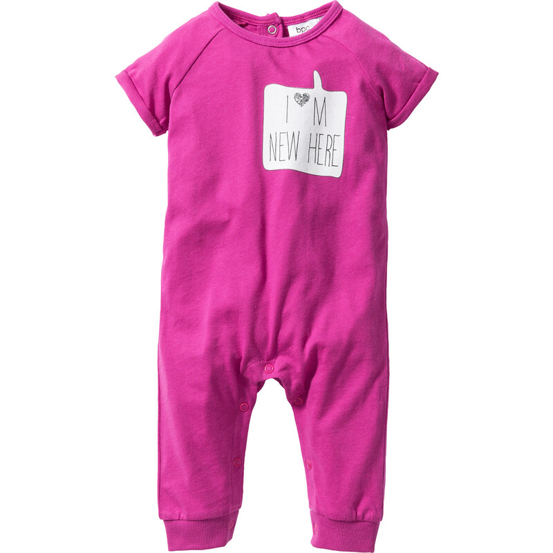 bpc bonprix collection Baby Overall Bio-Baumwolle in pink von bonprix