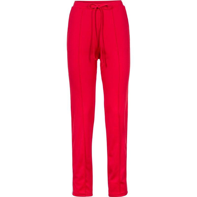 RAINBOW Sportliche Hose mit elastischem Bund in rot für Damen von bonprix