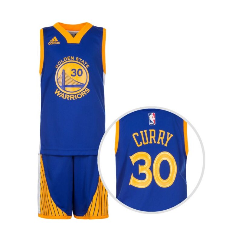 adidas Golden State Warriors Curry Basketball Trikot Kinder