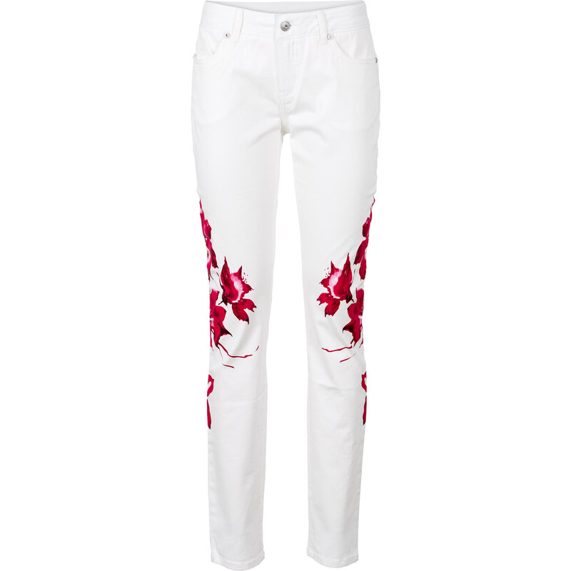 BODYFLIRT boutique Jeans in weiß für Damen von bonprix