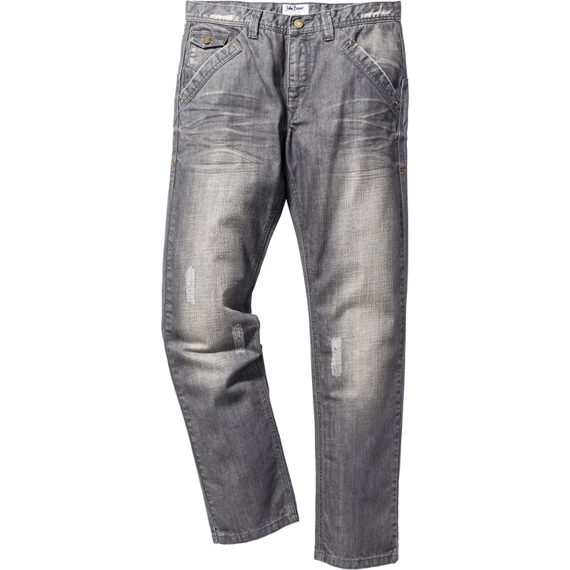 John Baner JEANSWEAR Jeans STRAIGHT in grau für Herren von bonprix