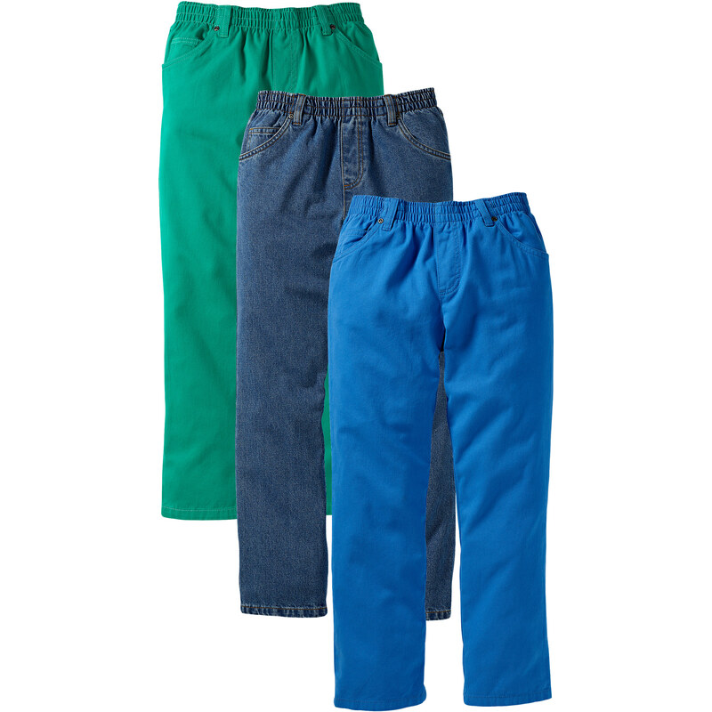 John Baner JEANSWEAR Lässige Hose (3er-Pack) in blau für Jungen von bonprix
