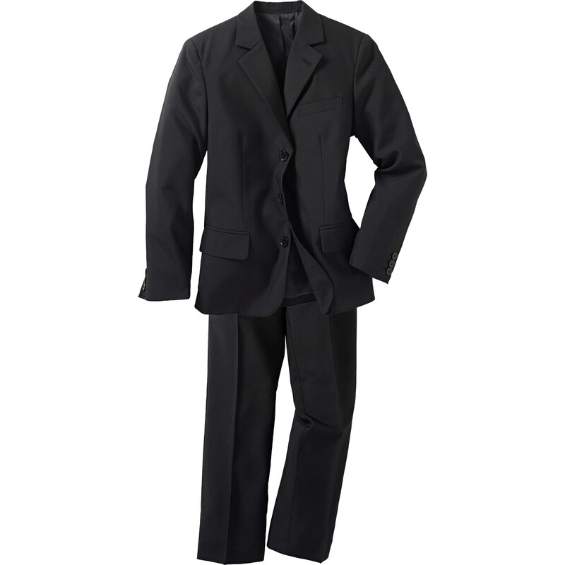 bpc bonprix collection Anzug (2-tlg. Set) langarm in schwarz für Jungen von bonprix