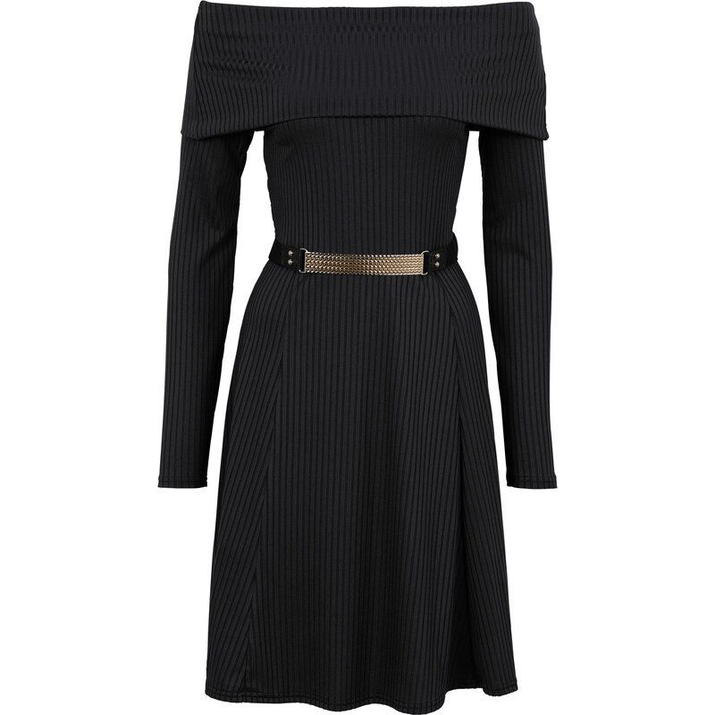 BODYFLIRT boutique Trägerloses Kleid in schwarz von bonprix