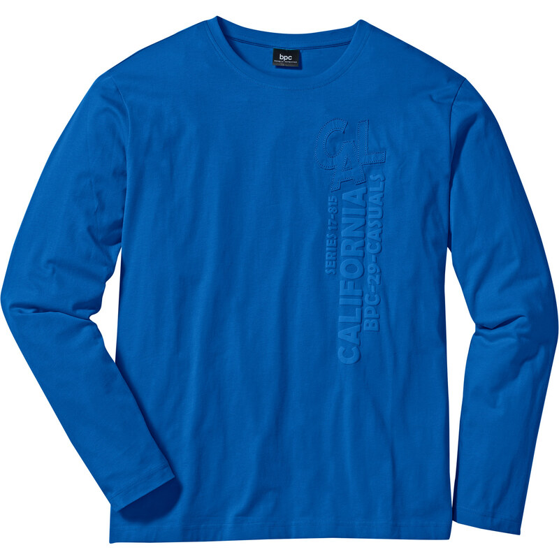 bpc bonprix collection Langarmshirt Regular Fit in blau für Herren von bonprix