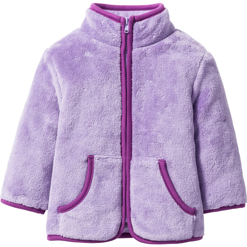 bpc bonprix collection Baby Teddy-Fleece-Jacke in lila für Damen von bonprix