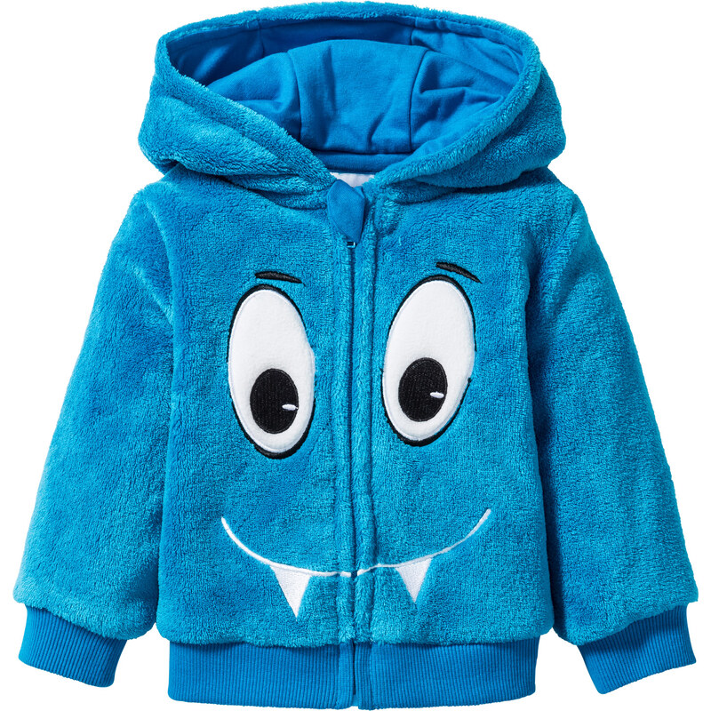 bpc bonprix collection Baby Teddy-Fleece-Jacke in blau für Herren von bonprix