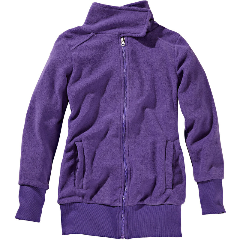 bpc bonprix collection Fleece-Jacke langarm in lila für Mädchen von bonprix