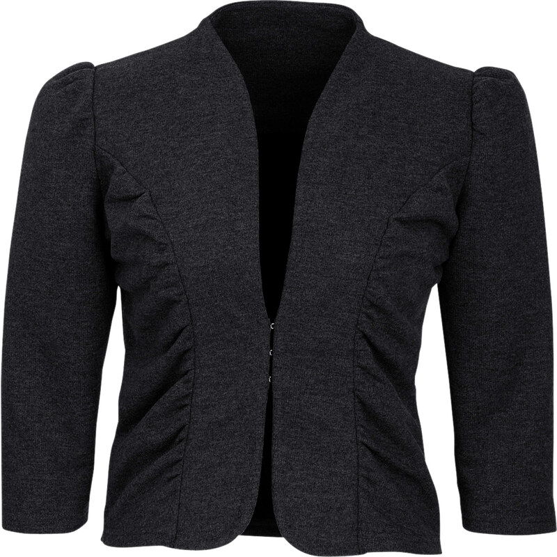 BODYFLIRT Bolero-Sweat-Jacke halber Arm in schwarz für Damen von bonprix